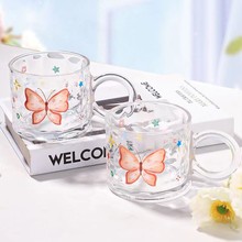 Velké uši Super Fairy Butterfly Glass Cup
